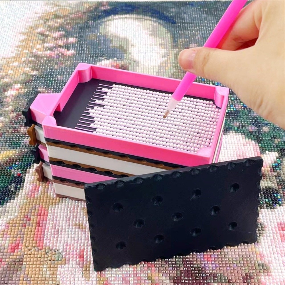 Resin Art Case - DIY Bastelset für Diamantmalerei: Stickerei-Aufbewahrungsbox mit