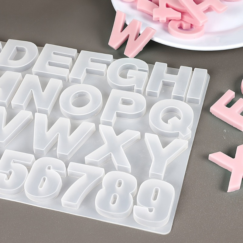 Resin Art Alphabet - Silikonform für Buchstaben von A bis