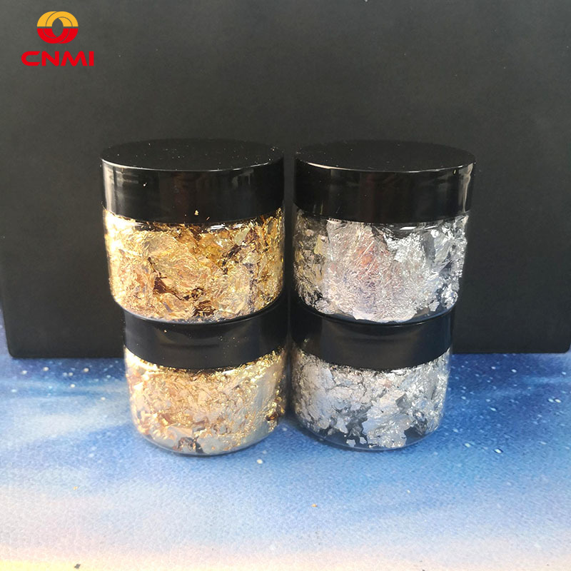 Resin Art Wedding Gift - 3g Blattgold Flocken Epoxidharz Füllung Silberfolie